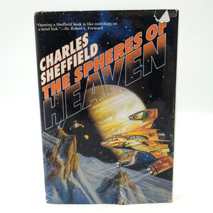 The Spheres Of Heaven by Charles Sheffield HC DJ 2001 Space Sci-Fi Fiction Book